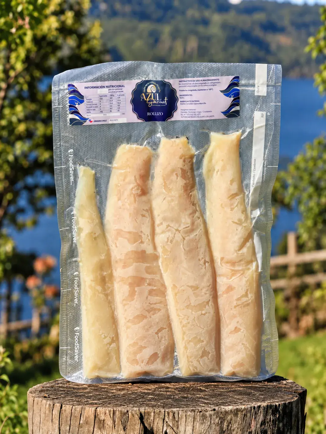 Porciones de pescado envasadas al vacío